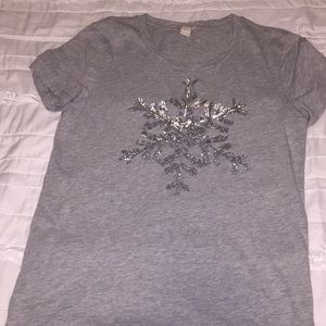 Jcrew snowflake T